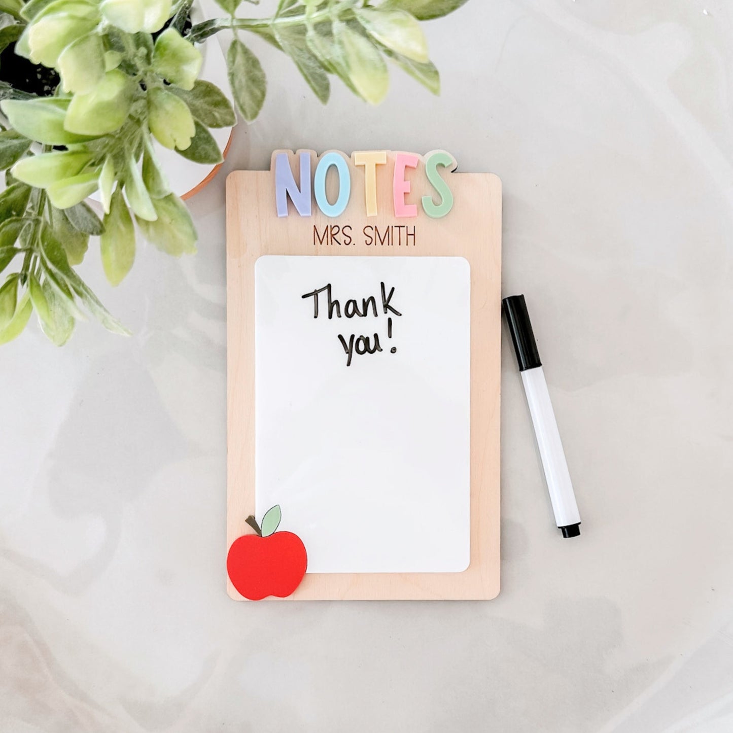Teacher Dry Erase Notepad
