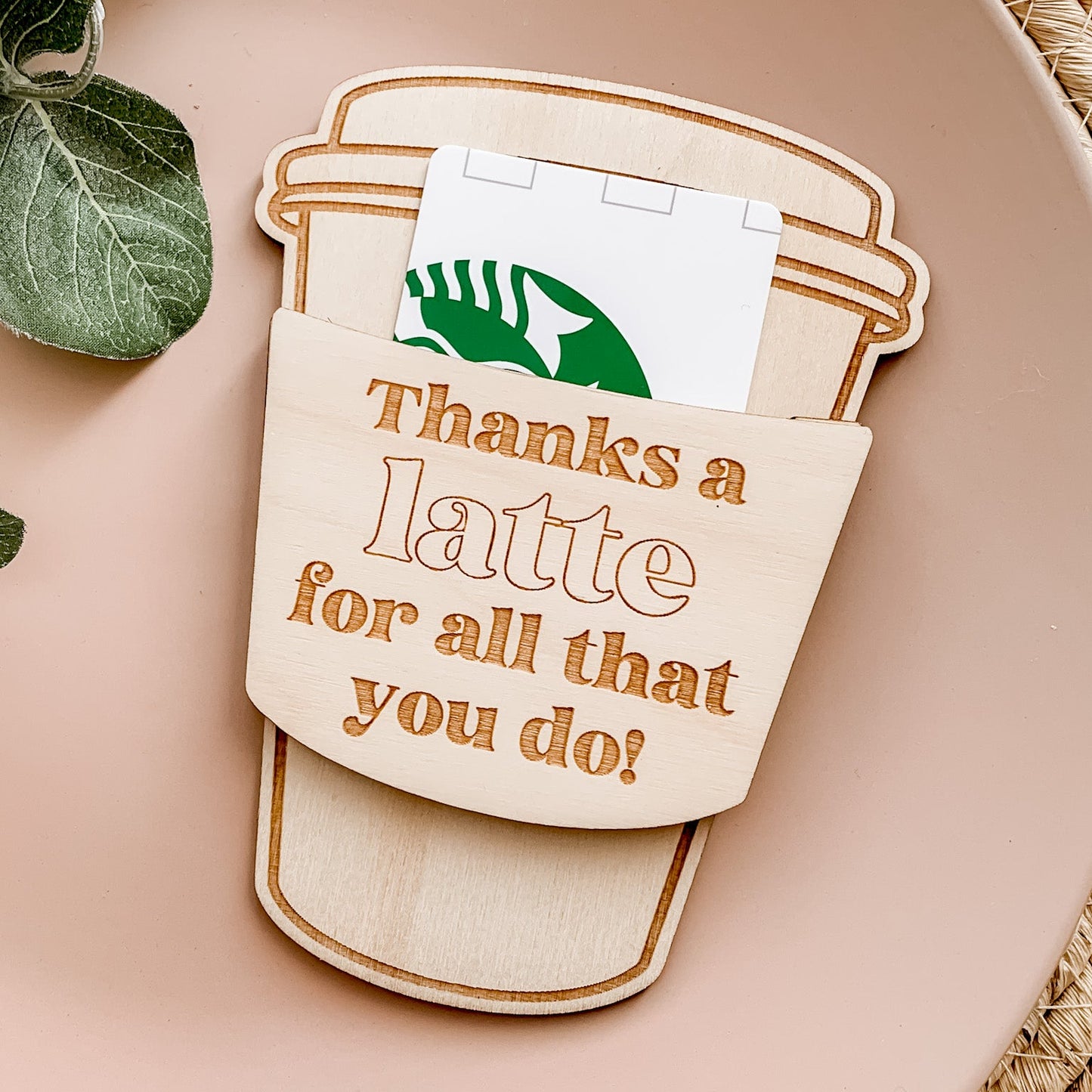 Coffee Gift Card Holder
