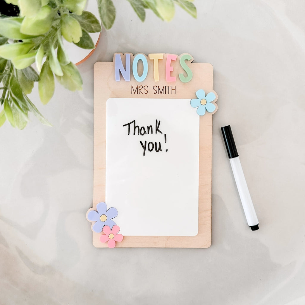 Teacher Dry Erase Notepad