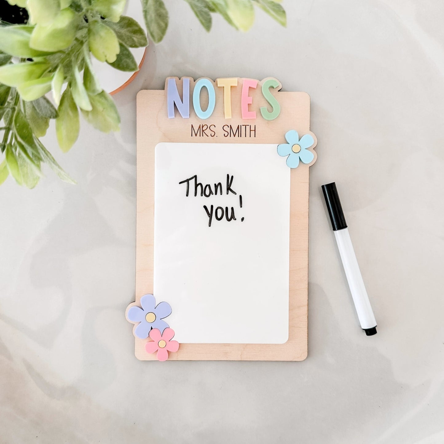 Teacher Dry Erase Notepad