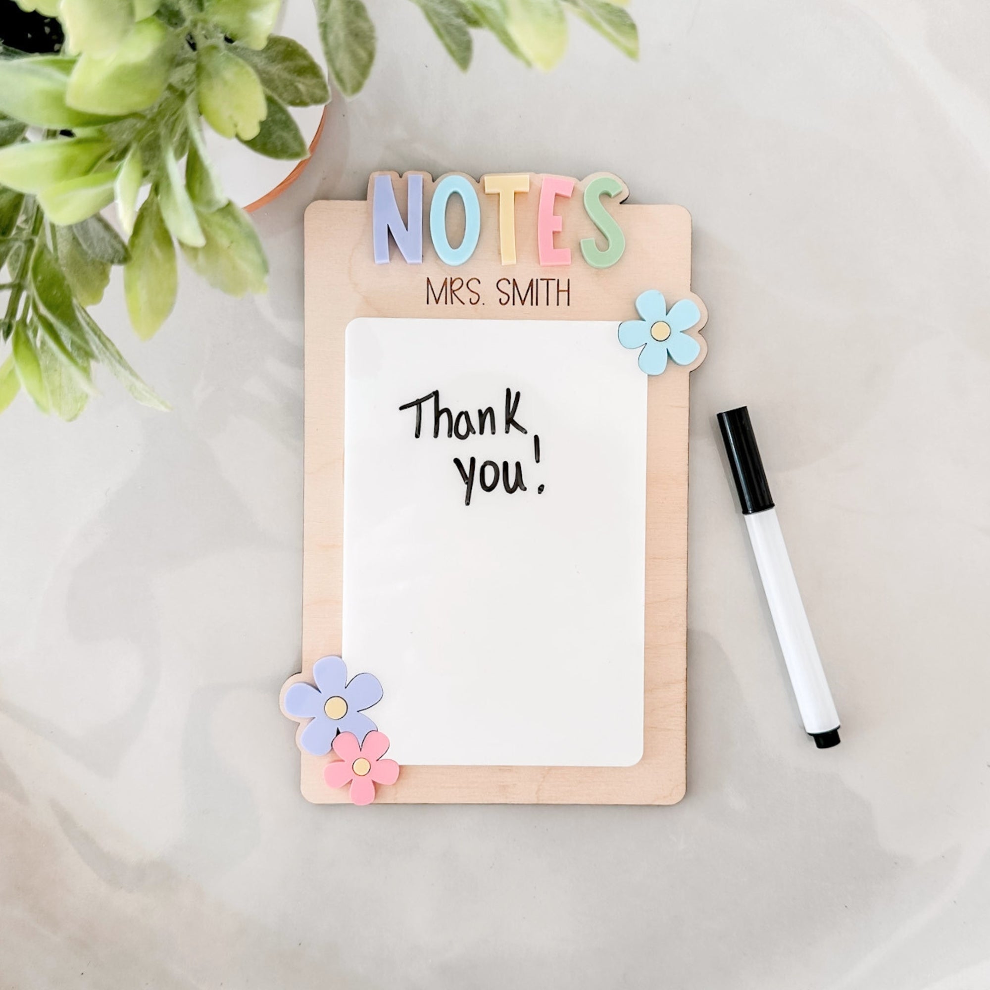 Teacher Dry Erase Notepad