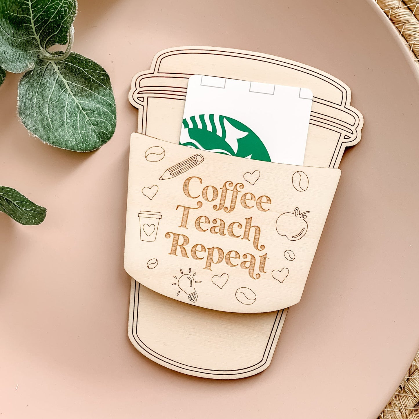 Coffee Gift Card Holder