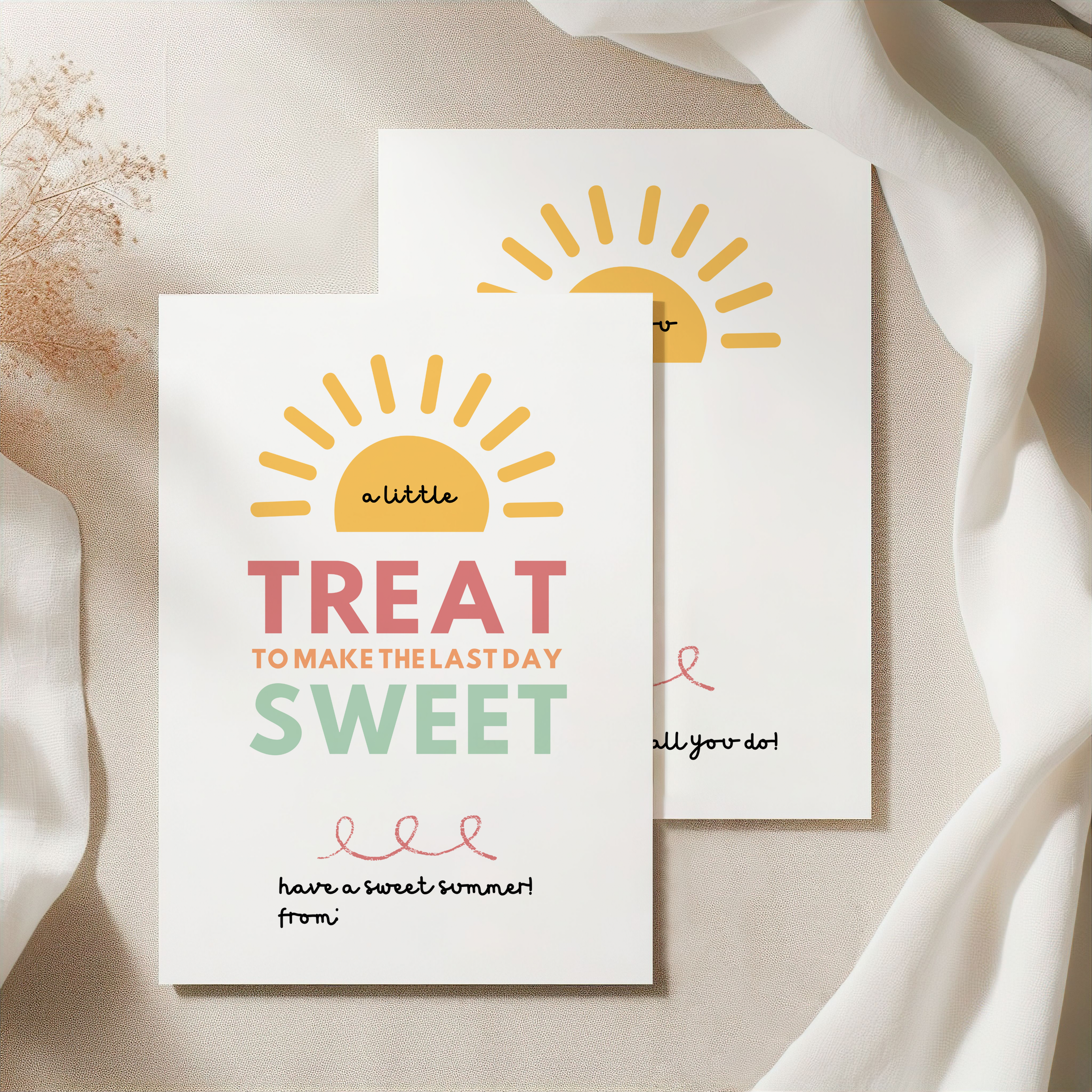 Teacher Paper Gift Card Holder